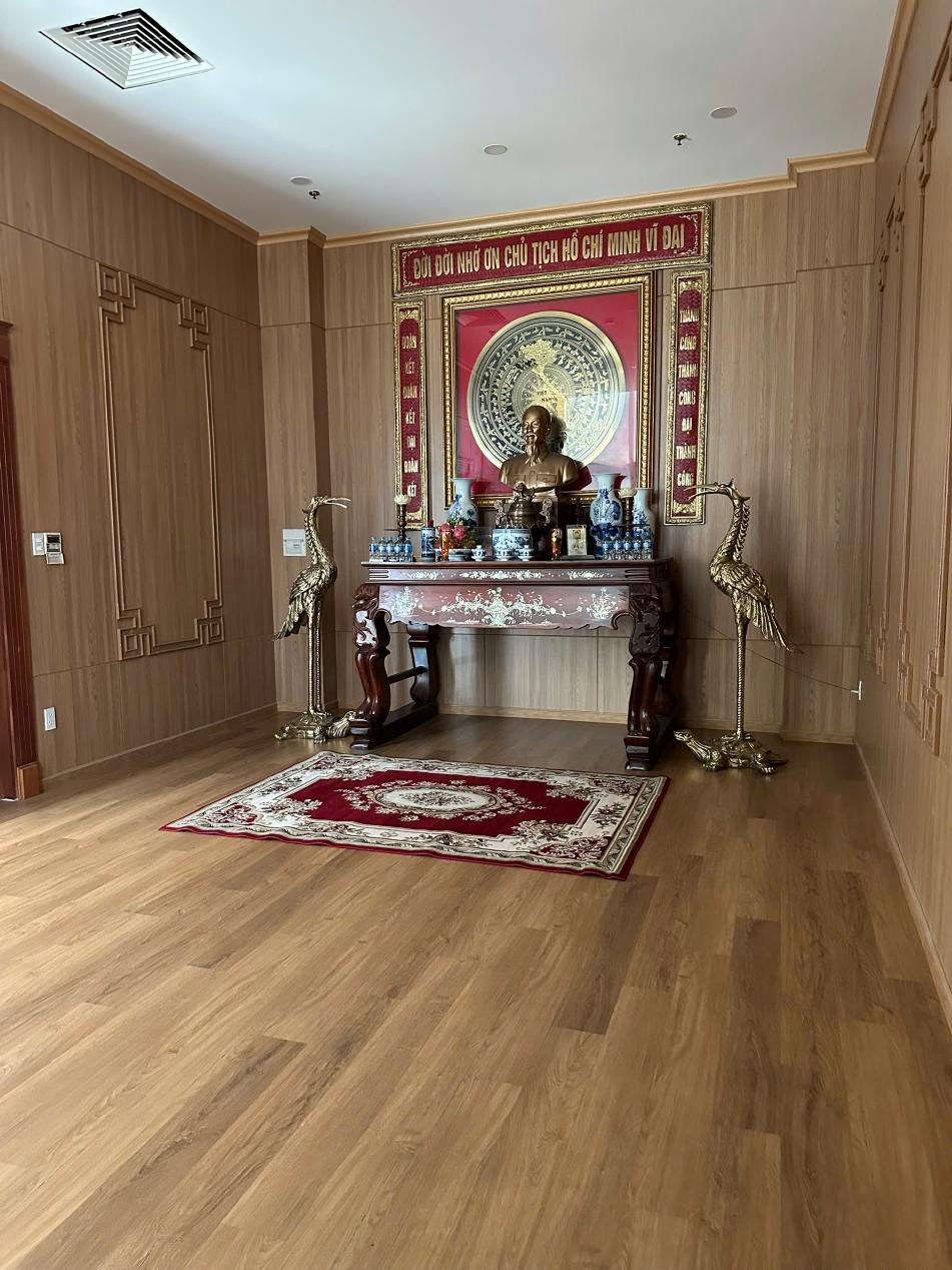 Thảm trang trí phòng thờ tham phong tho