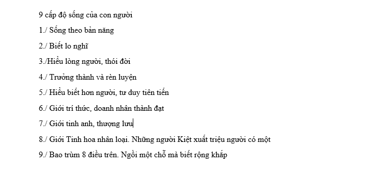 cap do song con nguoi