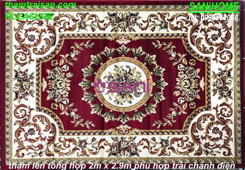 Giá thảm len công nghiệp trải chánh điện