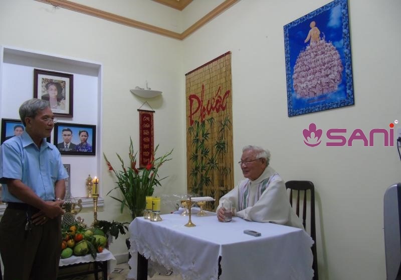 Không gian phòng thờ gia đình