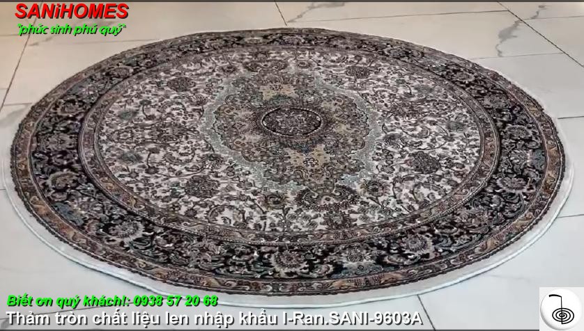 mau tham tron hoa van i ran 9603a
