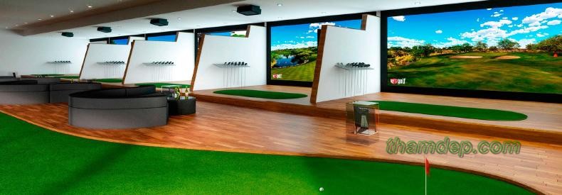 Thảm cỏ nhân tạo sân Golf co nhan tao san golf 4