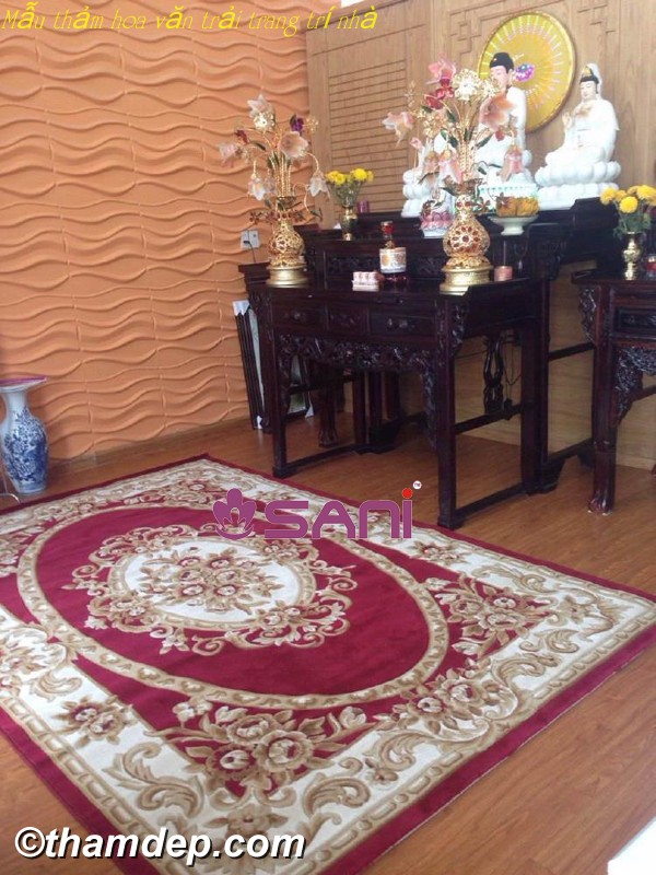 Thảm trang trí phòng thờ tham trai phong tho 5