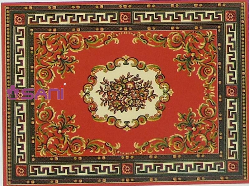 Thảm trải đẹp phòng thờ - SN-14250 RED tham dep phong tho precle sani 14250 chilli red