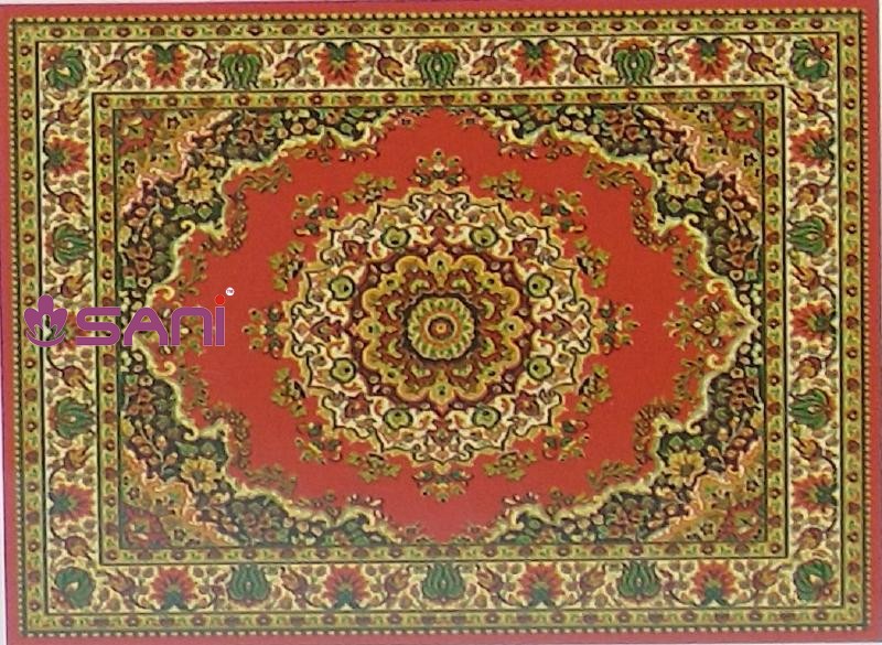 Thảm trải đẹp phòng thờ - SN-14251 RED tham dep phong tho precle sani 14251 chilli red