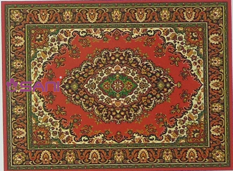 Thảm trải đẹp phòng thờ - SN-14252 RED tham dep phong tho precle sani 14252 chilli red