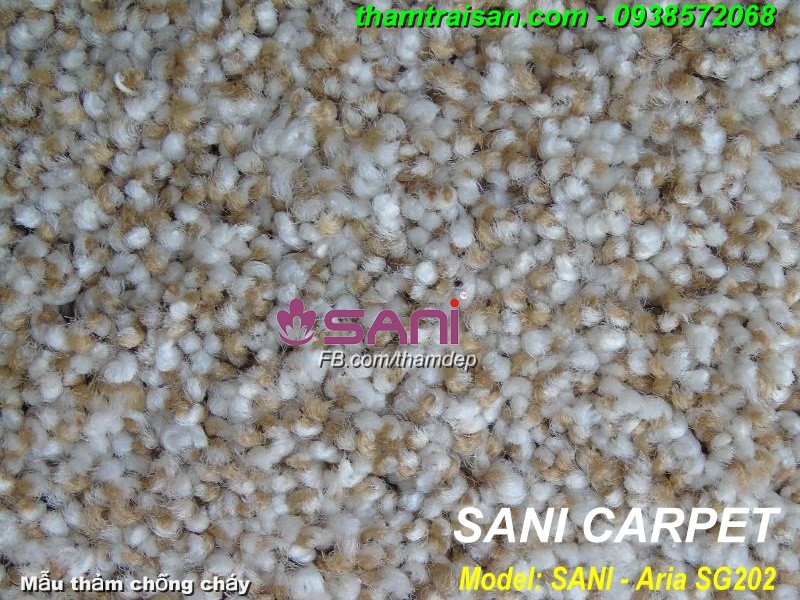 Thảm len xù An toàn Aria - SG202 tham trang tri shagy aria