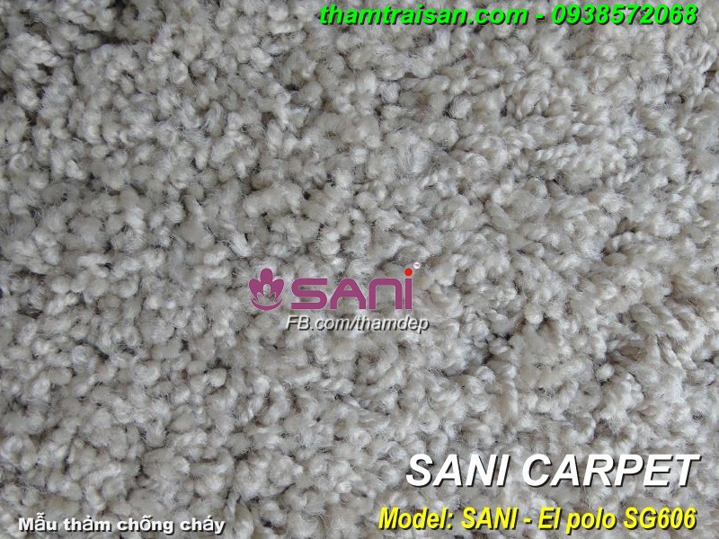 Mẫu thảm chống cháy ELPOLO - SG606 tham trang tri shagy elpolo