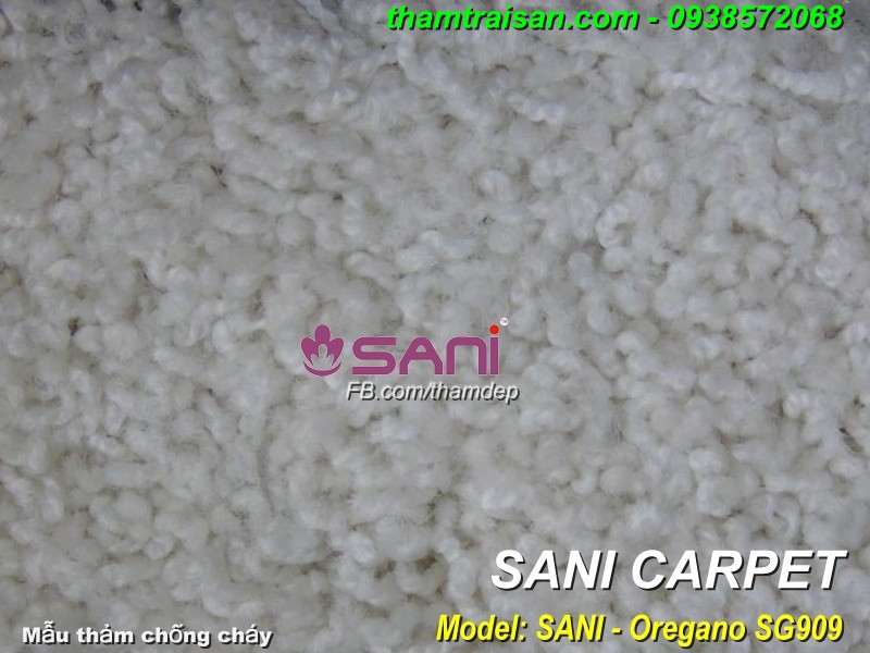 Mẫu thảm chống cháy OREGANO - SG909 tham trang tri shagy oregano