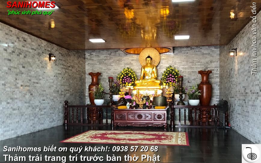 Sử dụng và bảo quản thảm trang trí 