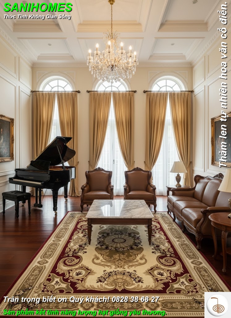 tam tham llen tu nhien o phong khach co cay dan piano