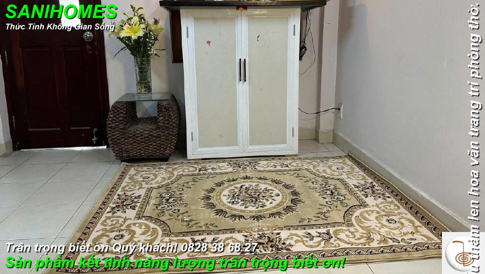tham len hoa van trang tri phong tho gia dinh cong giao 95