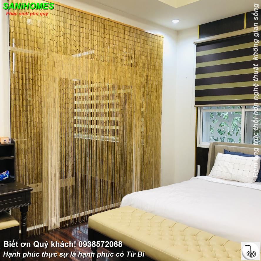 rem ong truc bieu thi mau xanh la cay trong nha 1